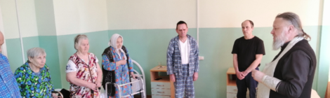 Посещение отделения сестринского ухода в д. Коробовская