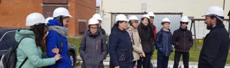 Экскурсия на стройплощадку Никольского храма для учащихся школы №1