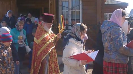 Пасха Христова в Михаило-Архангельском храме с. Пышлицы