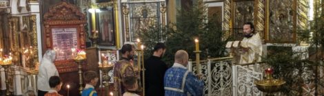 Рождество Христово в храмах Шатурского благочиния