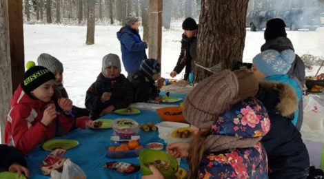 Семейный поход воскресной школы с. Туголес